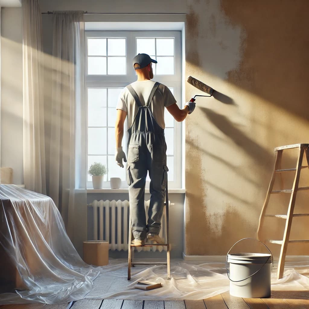 Interior painting example