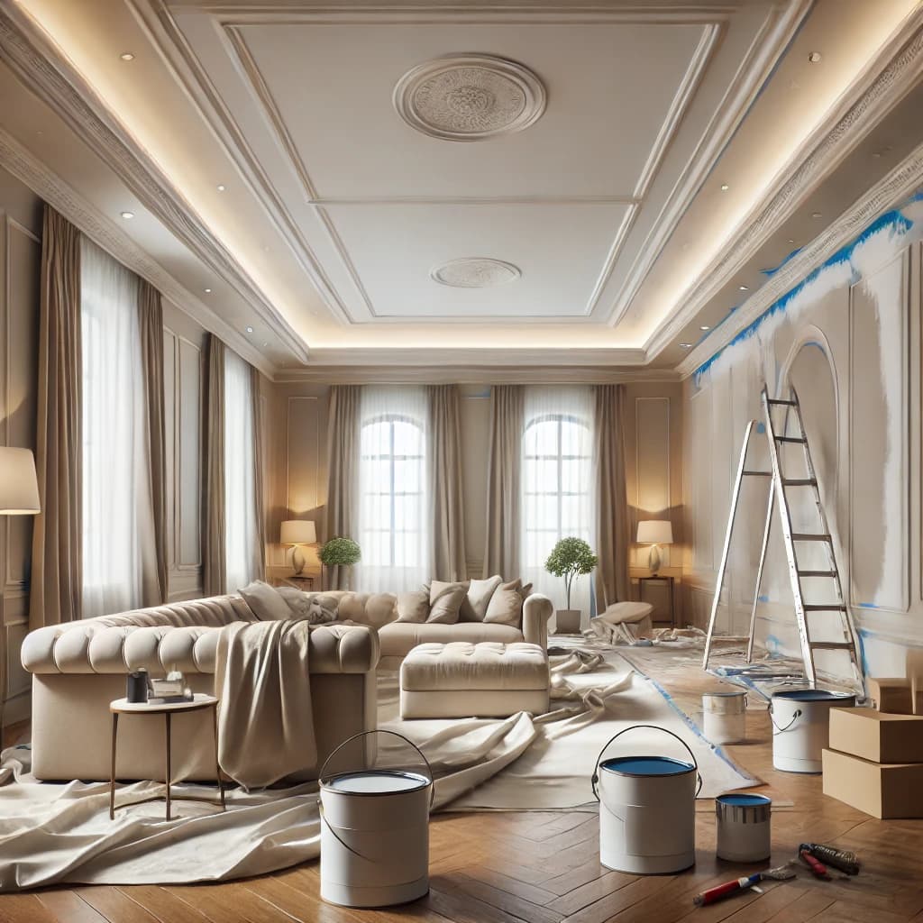 Completed painting project